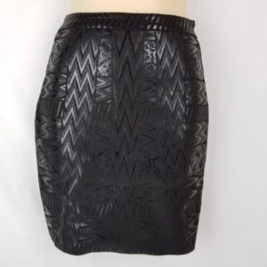 Women's Sexy Wet Look Shiny Stretchy Black Clubwear Party Cocktail Skirt New - 1000 Things Australia