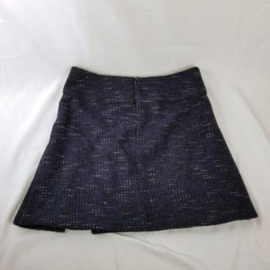 PORTMANS Dark Purple Pleated Knit Knee-length Women's Skirt - 1000 Things Australia