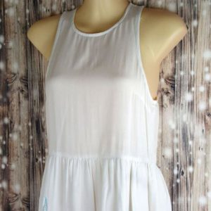 Only Available White Summer Sundress Sleeveless Women's Dress - 1000 Things Australia