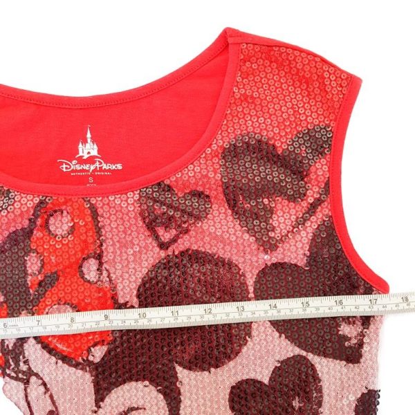 DISNEY Minnie Mouse Heart Red Sleeveless Top - 1000 Things Australia