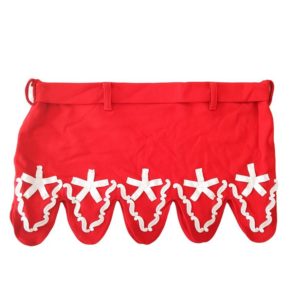 Red & White Cutout Mini Skirt - 1000 Things Australia