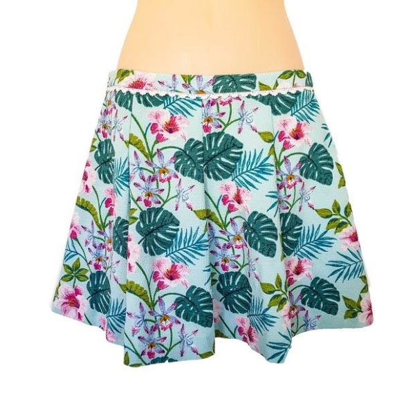 E-LAND CLUB Multi-Coloured Floral Mini Skirt - 1000 Things Australia