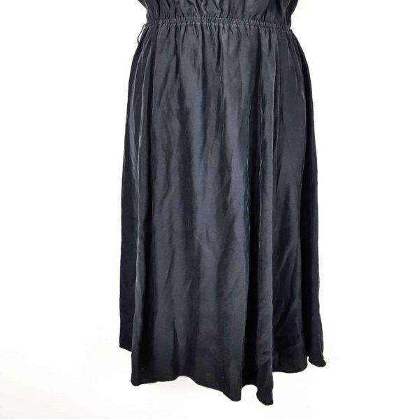 WITCHERY Black Spaghetti Strap Ruffle Women's Sheath Dress - 1000 Things Australia