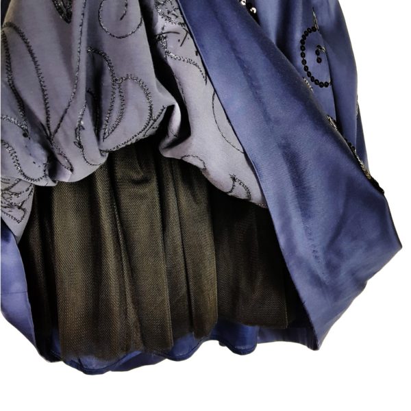 PORTMANS Royal Blue Womens Sequin Strapless Corset Ball Gown Party Evening Wear