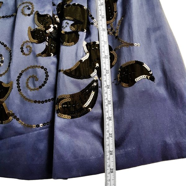 PORTMANS Royal Blue Womens Sequin Strapless Corset Ball Gown Party Evening Wear