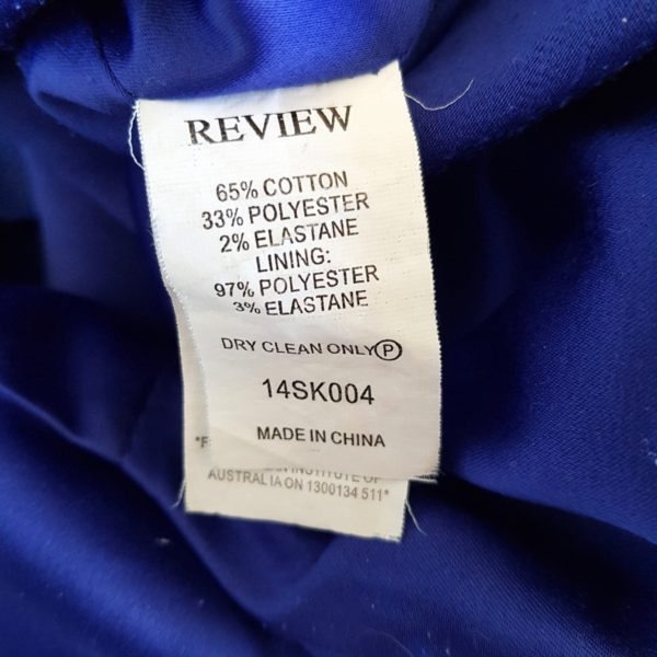 REVIEW Blue Casual Women's Pencil Skirt - 1000 Things Australia