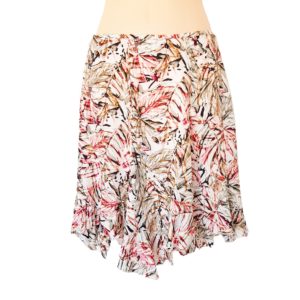 SABA Tropical Multi-Coloured Women's Pleated Skirt - 1000 Things Australia