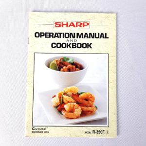 SHARP R-350F -Operation Manual and CookBook - 1000 Things Australia