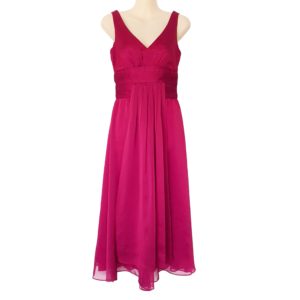 MONICA Black Label Fuchsia Pink Long Formal Dress Size 6