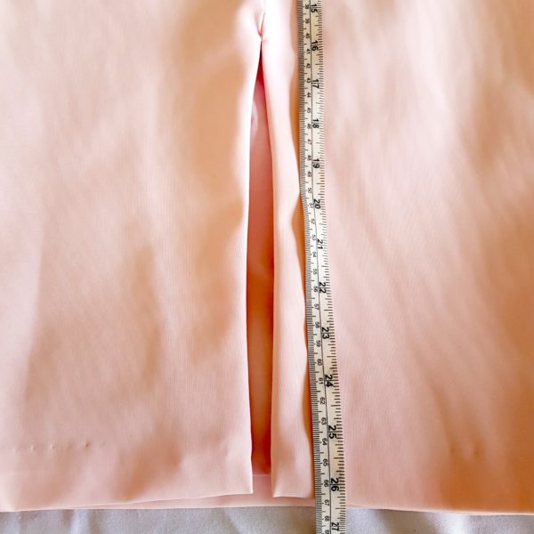 KOOKAI Light Pink High Waist Women's Pencil Straight Midi Skirt Zip Fly Size 36