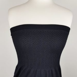 SES Black Knit Strapless Women's Bodycon Dress - 1000 Things Australia