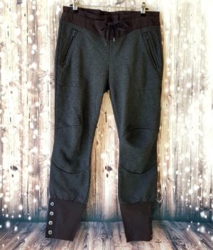 DIESEL Black & Dark Grey Slim Women's Capri Pants - 1000 Things Australia