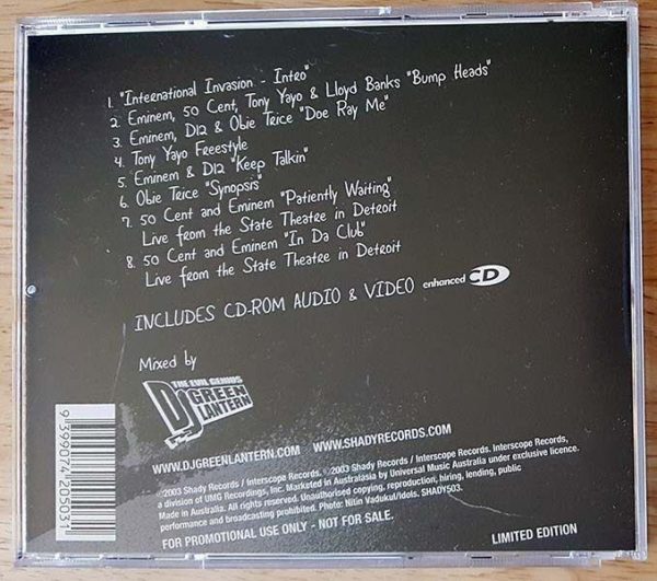 RARE Shady Records 50 Cent, Eminem and more Mixtape (CD, 2003) - 1000 Things Australia