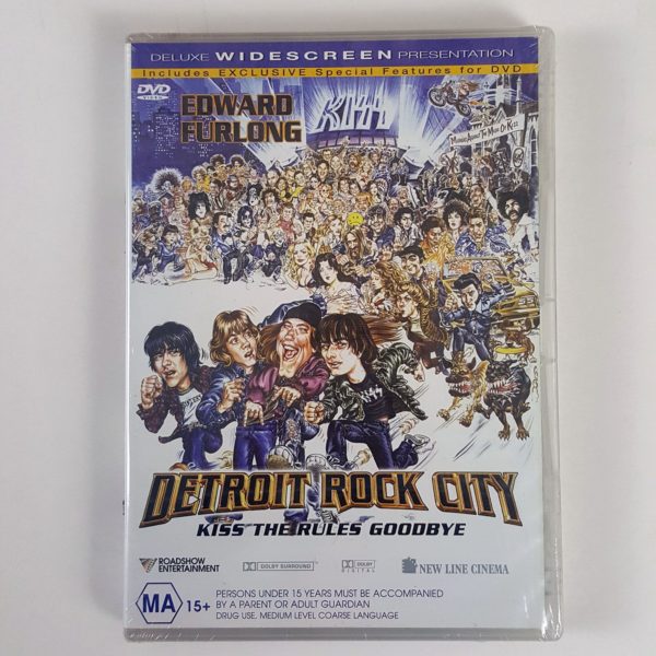 Detroit Rock City (DVD, 2000) Widescreen Region 4 PAL Edward Furlong New Sealed - 1000 Things Australia