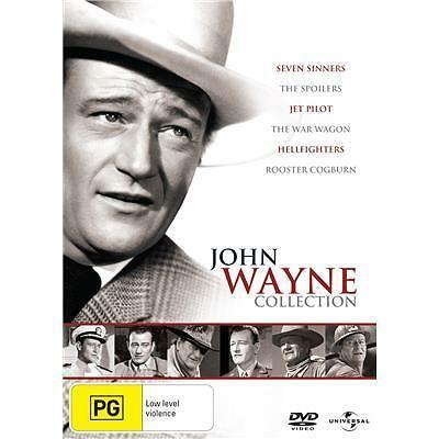 John Wayne Collection 6-Disc War Movies DVD Set Region 4 PAL - 1000 Things Australia