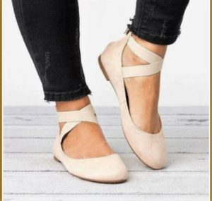 Loafers Beige Square Toe Ballet Flats Casual Women's Slip On - 1000 Things Australia