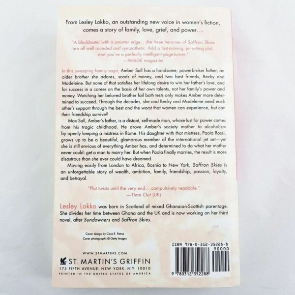 Saffron Skies A Novel by Lesley Lokko, Paperback - 1000 Things Australia