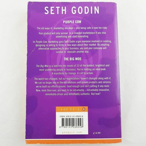 Seth Godin Purple Cow: Transform Your Business By Being Remarkable Book - 1000 Things Australia