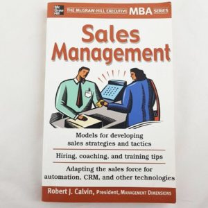 Sales Management By Robert J. Calvin - 1000 Things Australia