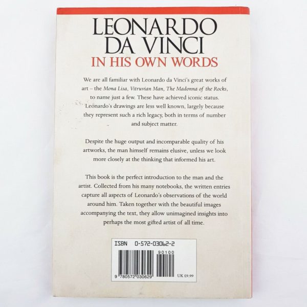 Leonardo da Vinci in His Own Words By William Wray - 1000 Things Australia