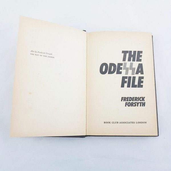 The Odessa File by Frederick Forsyth Thriller 1972 Book (Hardcover) - 1000 Things Australia