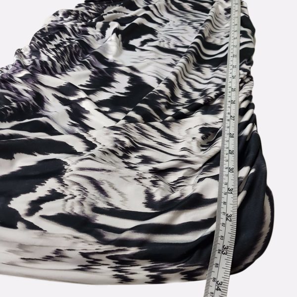 SHEIKE Black & White Animal Print  One Sleeve Women's Bodycon Dress - 1000 Things Australia