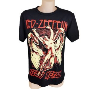HEAVY METAL Led Zeppelin Black Band Tee Women's T-Shirt - 1000 Things Australia