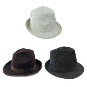 3pc trilby fedora wool hats 229210