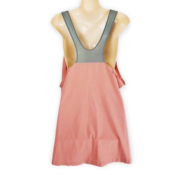NIKE DRI-FIT Pink Gray Sleeveless Loose Workout Activewear Top Shirt Ladies Wear - 1000 Things Australia
