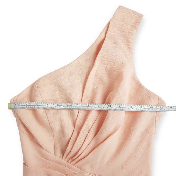 SHEIKE Peach Pink One Shoulder Wrap Dress - 1000 Things Australia