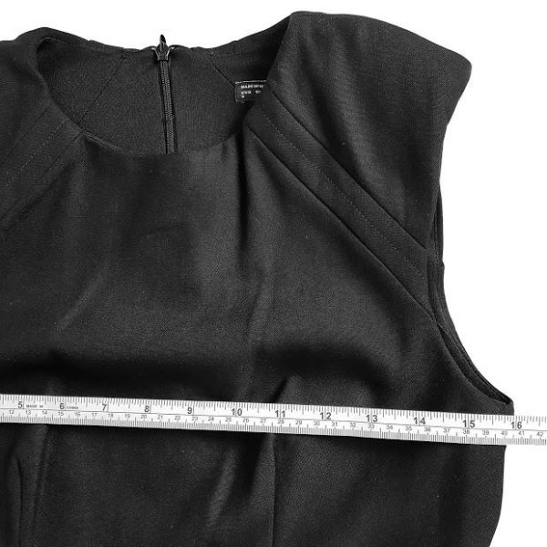 ZARA Little Black Pencil Sleeveless Women's Midi Dress - 1000 Things Australia
