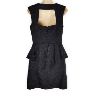 PAPER SCISSORS Little Black Peplum Dress - 1000 Things Australia
