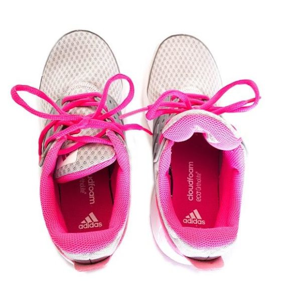 adidas pink grey athletic shoes 141618