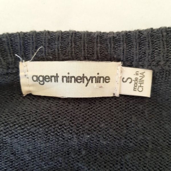 agent ninetynine grey long sleeve cardigan 599381