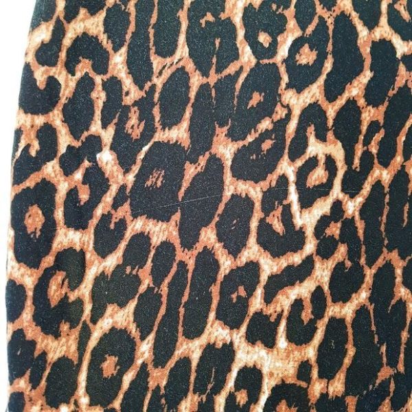 bardot brown black leopard print halter neck womens cami top 909521