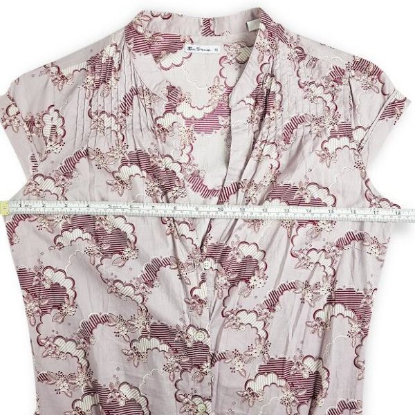 ben sherman 100 cotton floral print casual dress 114787