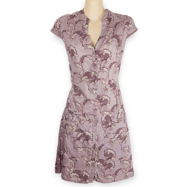 ben sherman 100 cotton floral print casual dress 674998