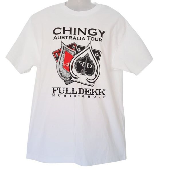chingy australia tour 2014 full dekk music group white t shirt 612707