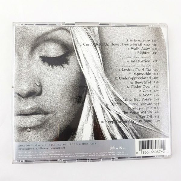 christina aguilera stripped cd 2002 bmg album 553665