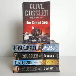 Clive Cussler 5x Lot of Books Action Adventure Fiction Novels Paperback
