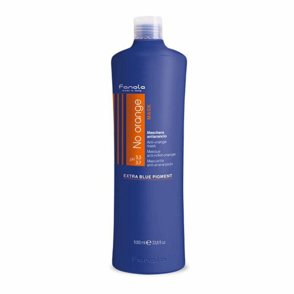 Fanola No Orange Mask Treatment Extra Blue Pigment 1L 1000ml Dark Coloured Hair